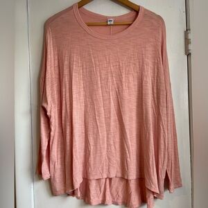 Old Navy Soft Pink Long Sleeve Tee